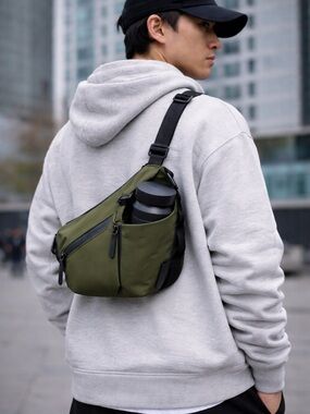 ALPAKA Flow Satchel 2L – Olive Green Crossbody